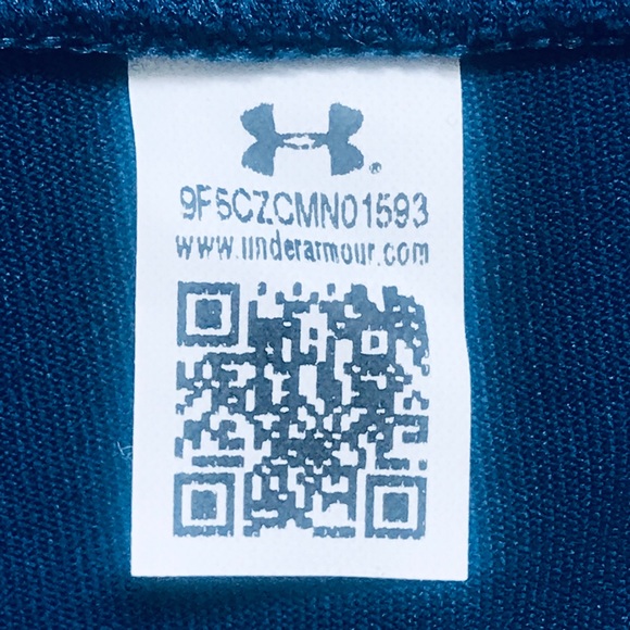 🌟2/$35 Sale🌟UA Under Armour Workout Capris Leggings Training Yoga Running Blue - Picture 4 of 8